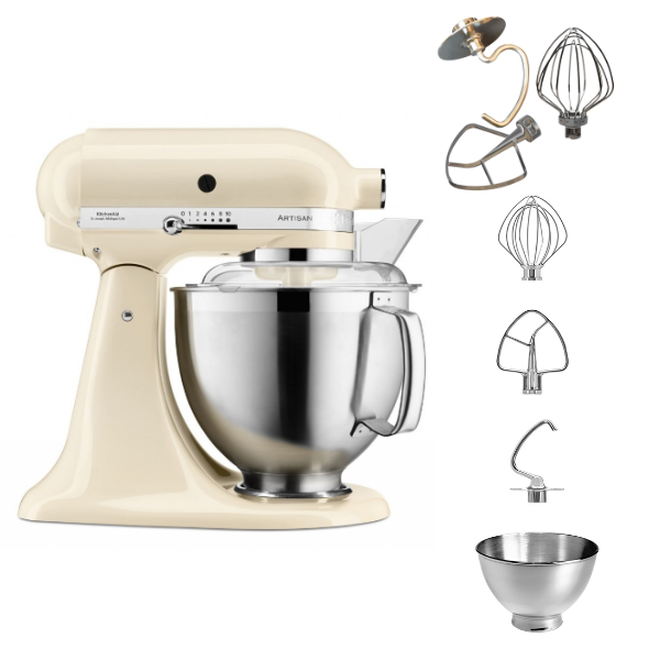 KitchenAid Artisan 5KSM185 Küchenmaschine 4,8 L Set