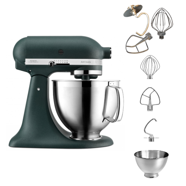 KitchenAid Artisan 5KSM185 Küchenmaschine 4,8 L Set