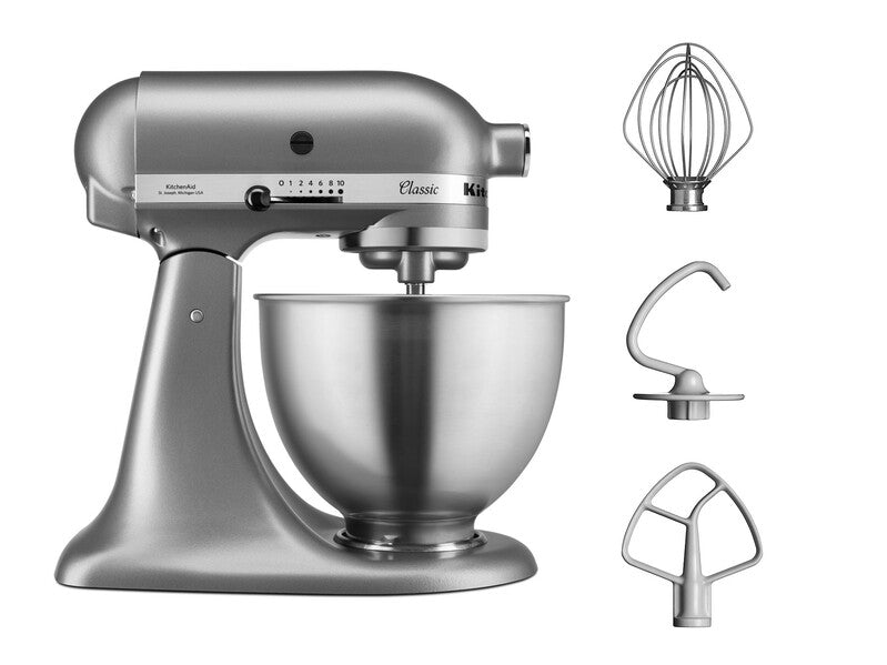KitchenAid 4,3 L 5K45SS Classic Küchenmaschine