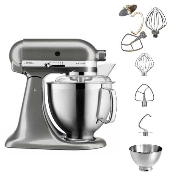 KitchenAid Artisan 5KSM185 Küchenmaschine 4,8 L Set