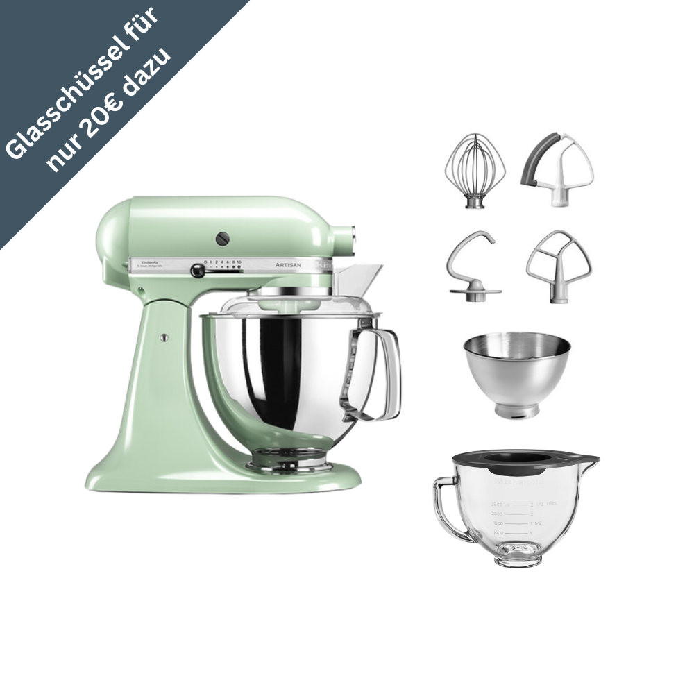 KitchenAid Artisan 5KSM175 Küchenmaschine Set 4,8 l