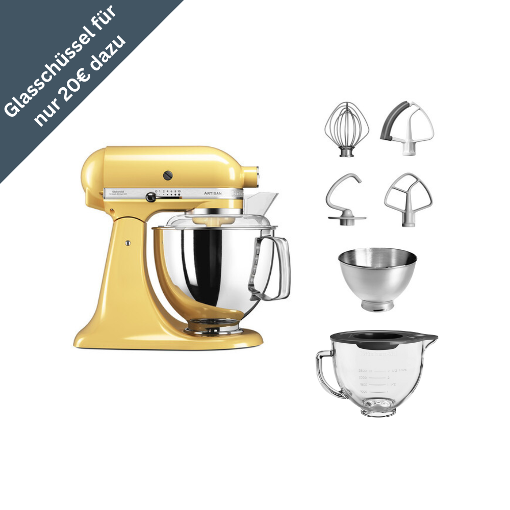 KitchenAid Artisan 5KSM175 Küchenmaschine Set 4,8 l