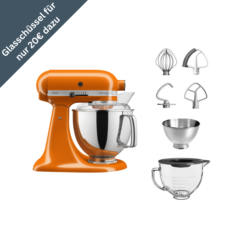 KitchenAid Artisan 5KSM175 Küchenmaschine Set 4,8 l