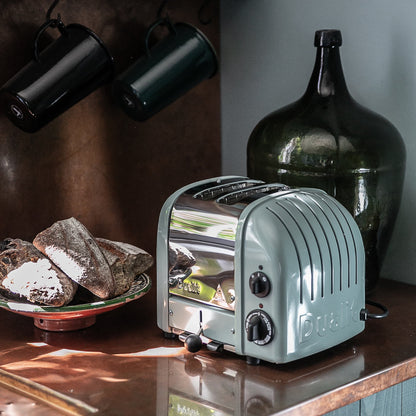 Dualit Toaster Paket 2, 2er Toaster mit Brötchenaufsatz und Sandwichzange