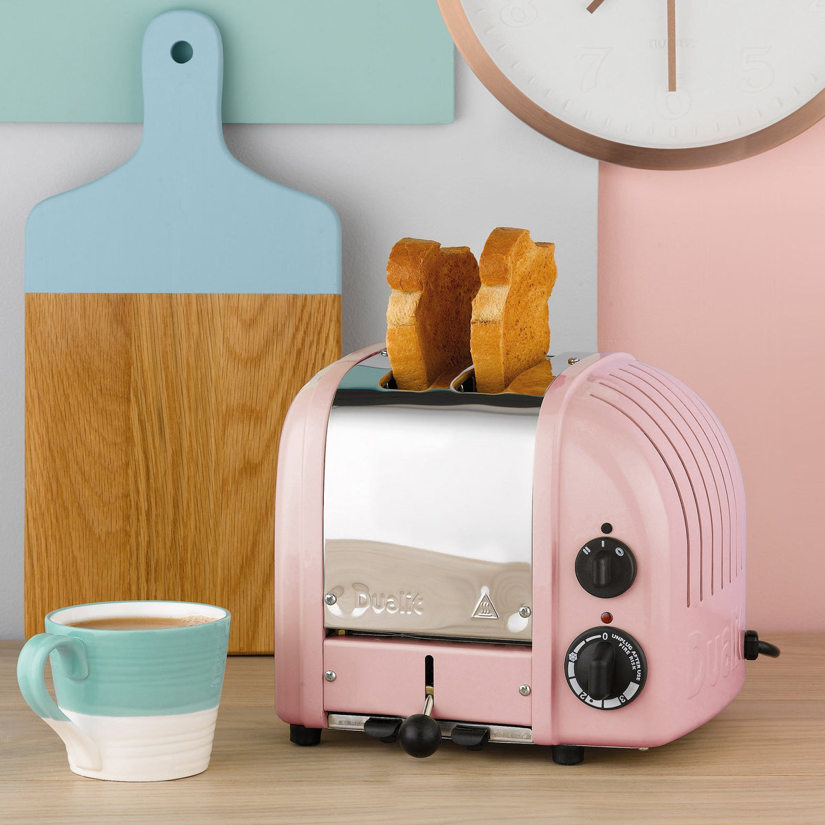 Dualit Toaster Paket 3, 2er Toaster mit Brötchenaufsatz und zwei Sandwichzangen
