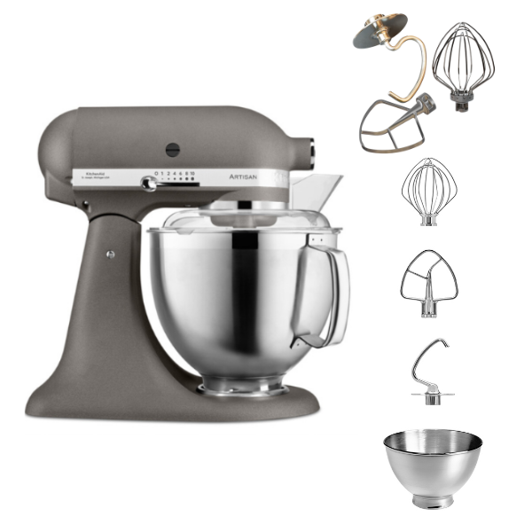 KitchenAid Artisan 5KSM185 Küchenmaschine 4,8 L Set