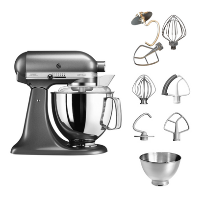KitchenAid 4,8 L 5KSM175 Artisan Küchenmaschine Tschimmlover mit Tschimmhook Rührelementen