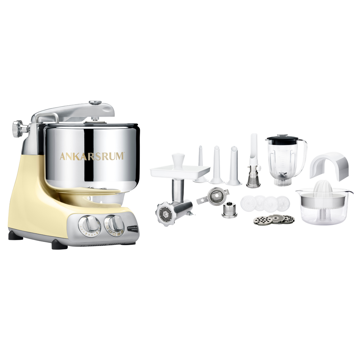 Ankarsrum Paket Allrounderset mit Deluxe Zubehörset