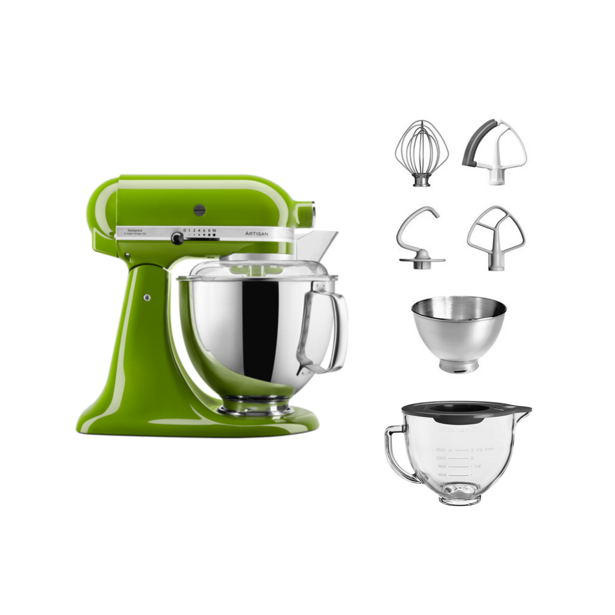 KitchenAid Artisan 5KSM175 Küchenmaschine Set 4,8 l
