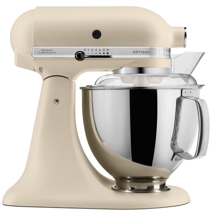 KitchenAid 4,8 L 5KSM175 Artisan Küchenmaschine Pastalover mit Nudelwalzen 3er- Set