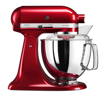 KitchenAid 4,8 L 5KSM175 Artisan Küchenmaschine Pastalover mit Nudelwalzen 3er- Set