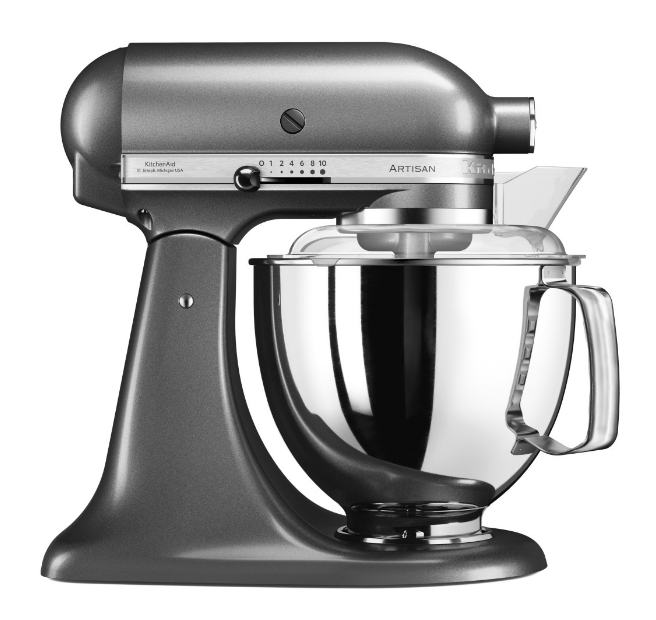 KitchenAid 4,8 L 5KSM175 Artisan Küchenmaschine Meatlover mit Ganzmetall- Fleischwolf