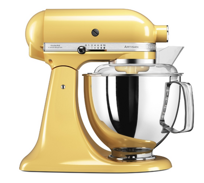 KitchenAid 4,8 L 5KSM175 Artisan Küchenmaschine Pastalover mit Nudelwalzen 3er- Set