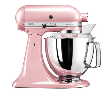 KitchenAid 4,8 L 5KSM175 Artisan Küchenmaschine Pastalover mit Nudelwalzen 3er- Set